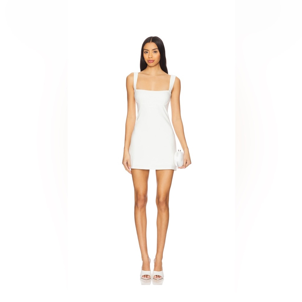 Elegant White Sleeveless Dress by superdown